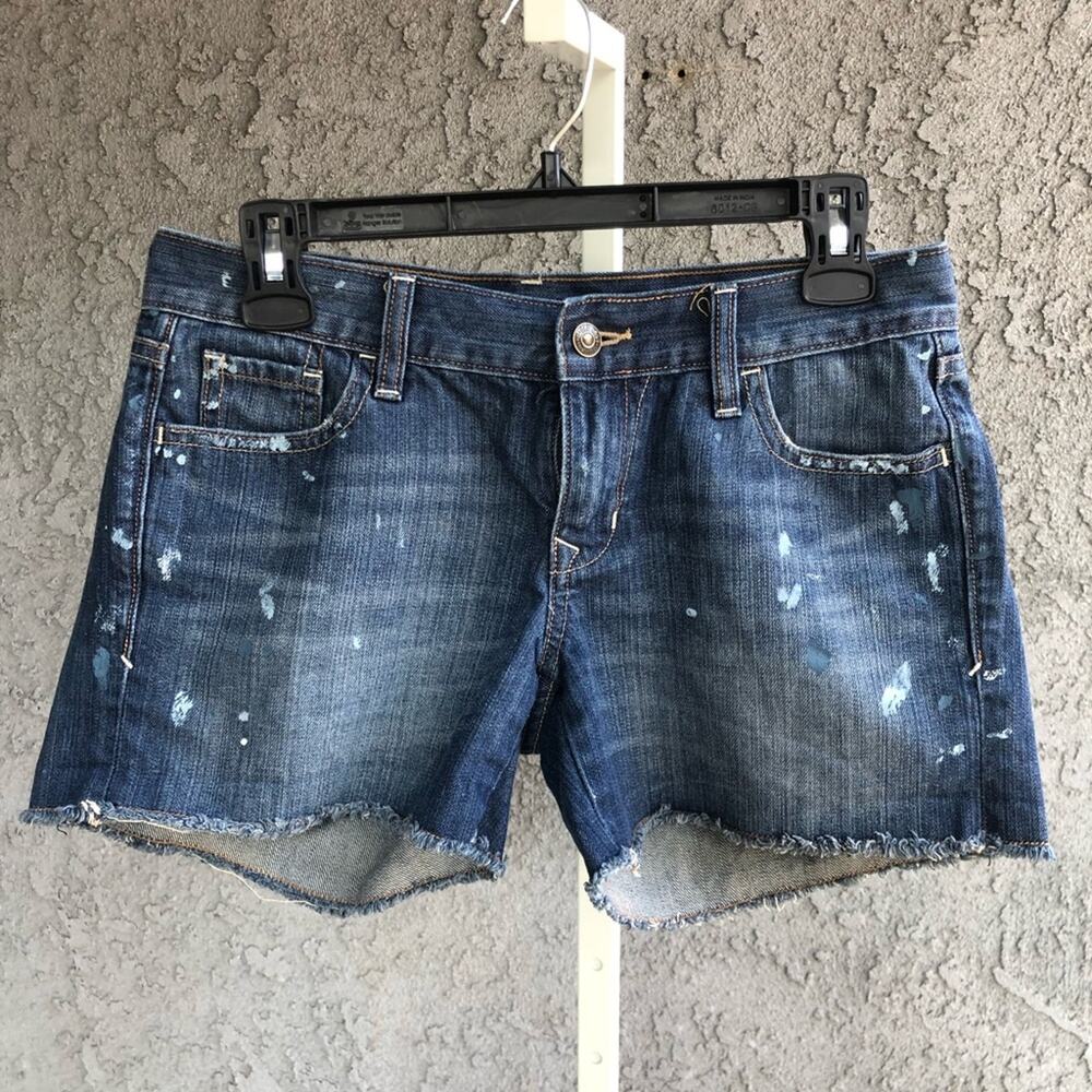 Old Navy Paint Splatter Jean Shorts